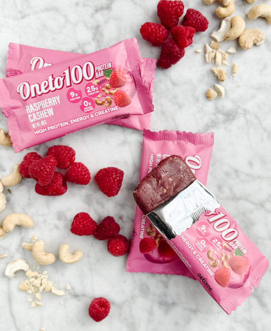 Kreatin ProteinBar Raspberry Cashew 40 g