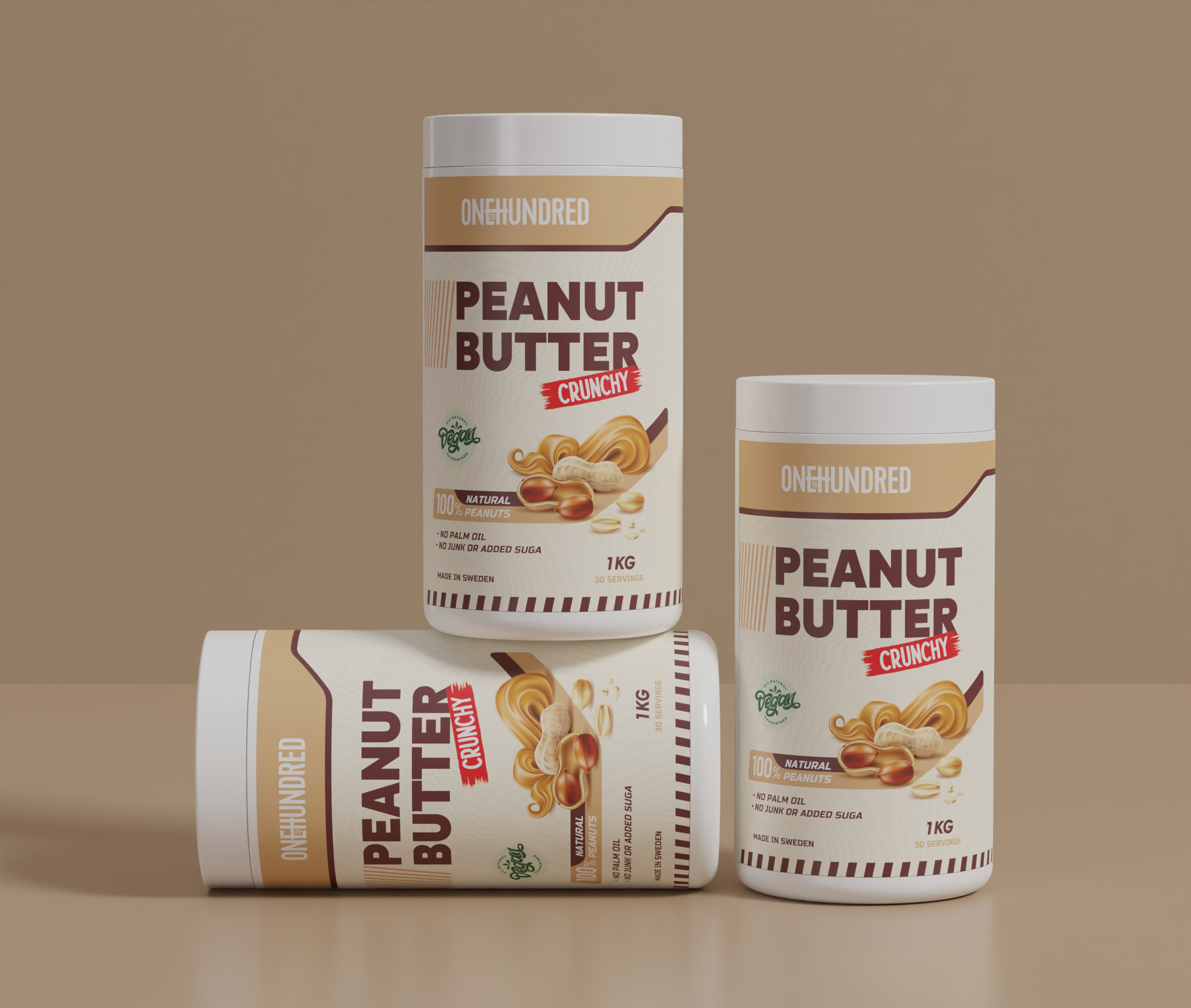 Protein Crunchy Peanut Butter 1 kg x 3 st 79 kr/kg !!