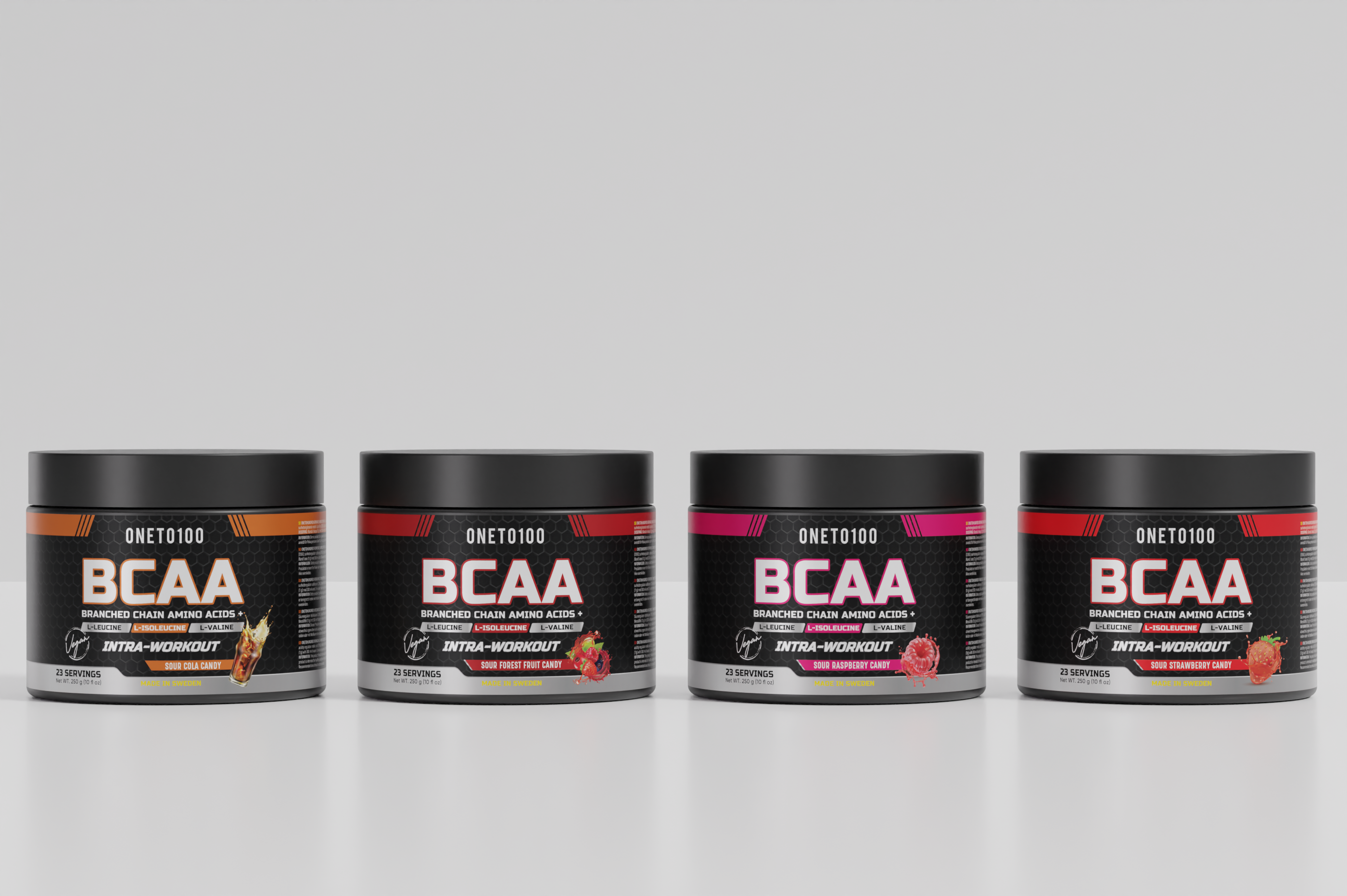 BCAA 5 pack (250 g x 5 ) 85 kr/st!!