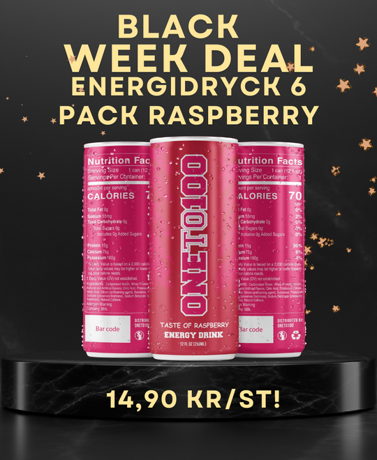 Oneto100 ENERGY Raspberry 330 ml x 6