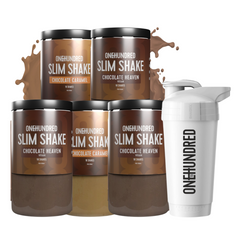 Slim shake Megapack 450 g x 5 sorter 79 kr/st! Välj smak själv. Plus en shaker!