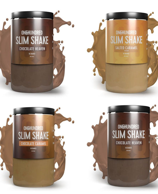 Slim shake Megapack 450 g x 5 sorter 79 kr/st! Välj smak själv. Plus en shaker!