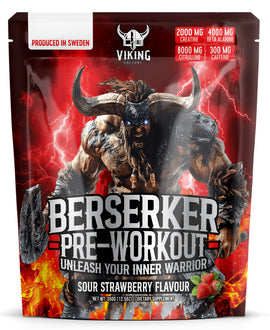 PWO BERSERKER Sur Jordgubb 350 g