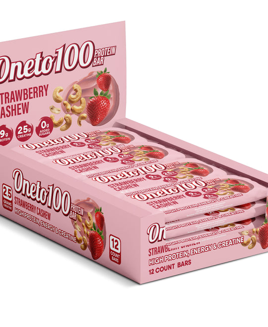 Kreatin Proteinbar Strawberry/Cashew 40 g x 18, spara 211 kr