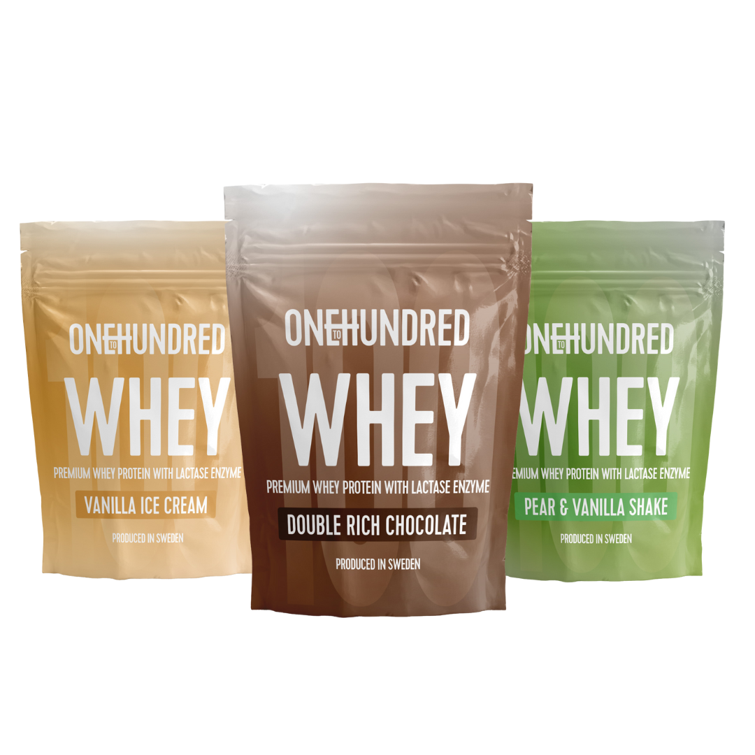 MEGAPACK WHEY 3x1 kg Välj smaker 3 kg! SUPERPRIS 289KR/KG!