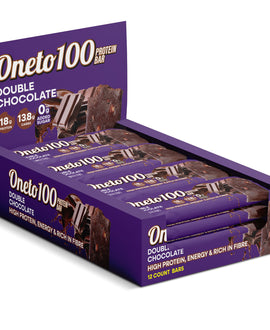 Protein bar Double Chocolate 60 g x 12 kort datum 10 kr/bar! 08/2025