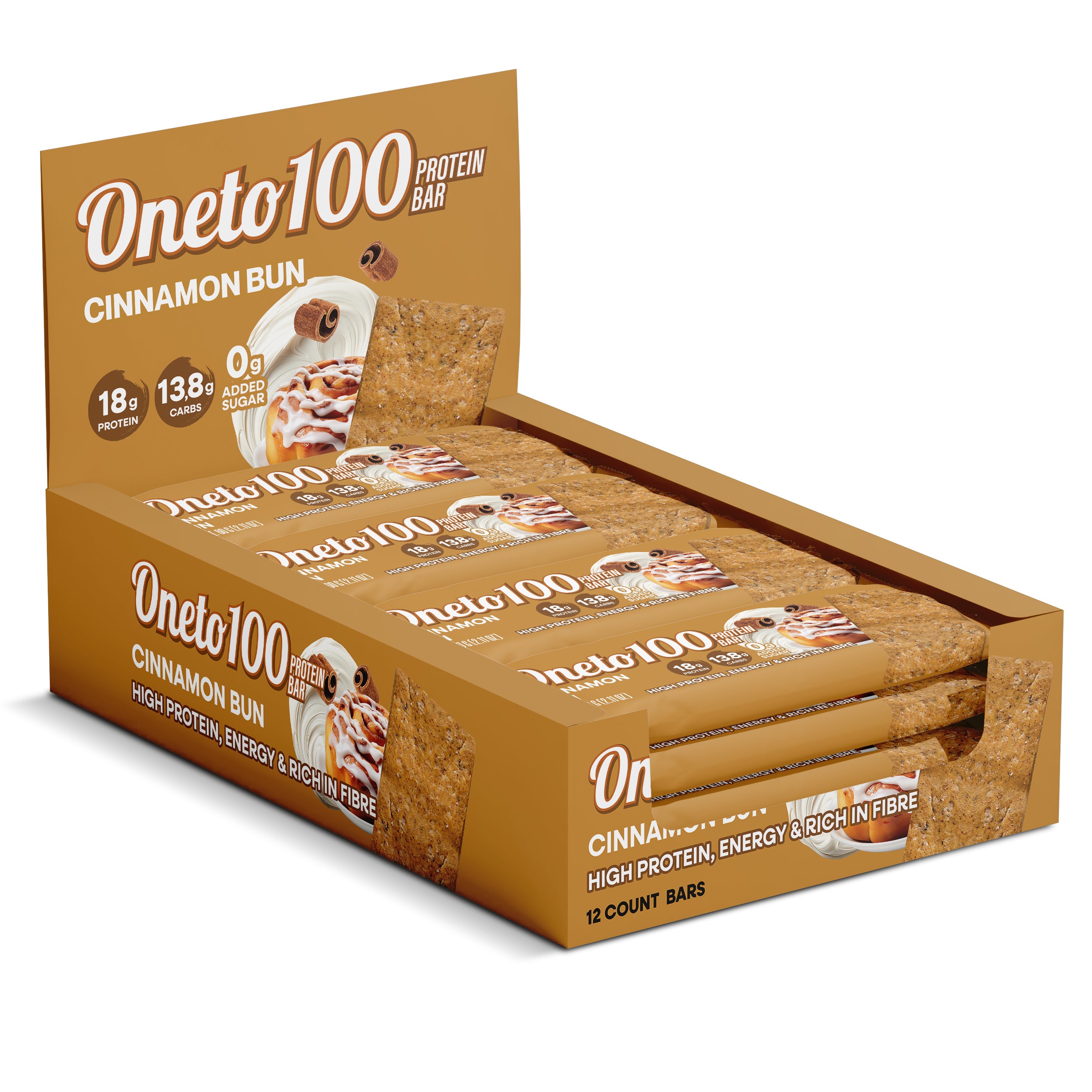Protein Bar Cinnamon Bun 60 g x 12