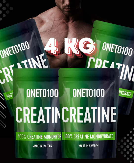 MEGAPACK Kreatin 4 st x 1kg, 229 kr/kg