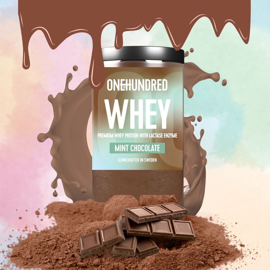 Whey Proteinpulver Mint Choklad 450 g