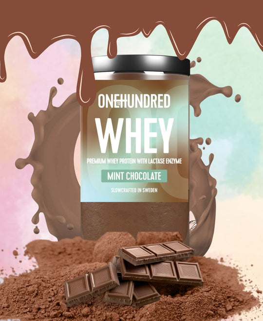 Whey Proteinpulver Mint Choklad 450 g